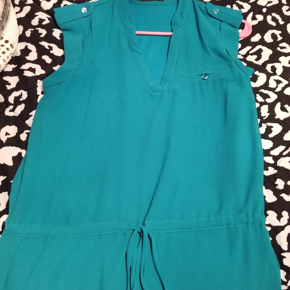 Teal dress